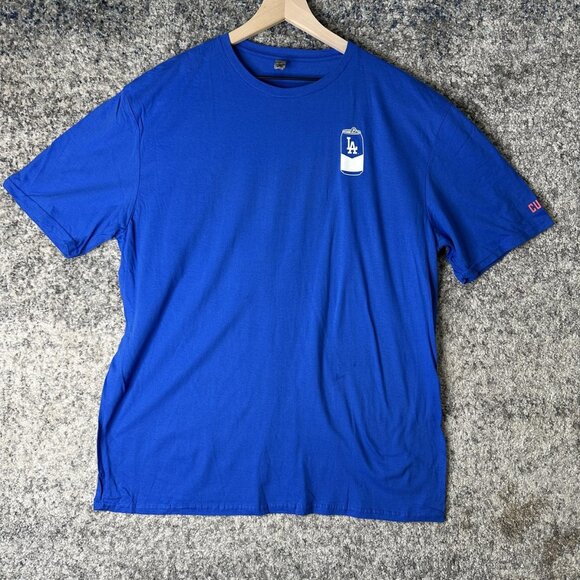 Los Angeles Dodgers Shirt Mens Blue MLB Baseball Cutwater Spirits Graphic Tee - Picture 1 of 6